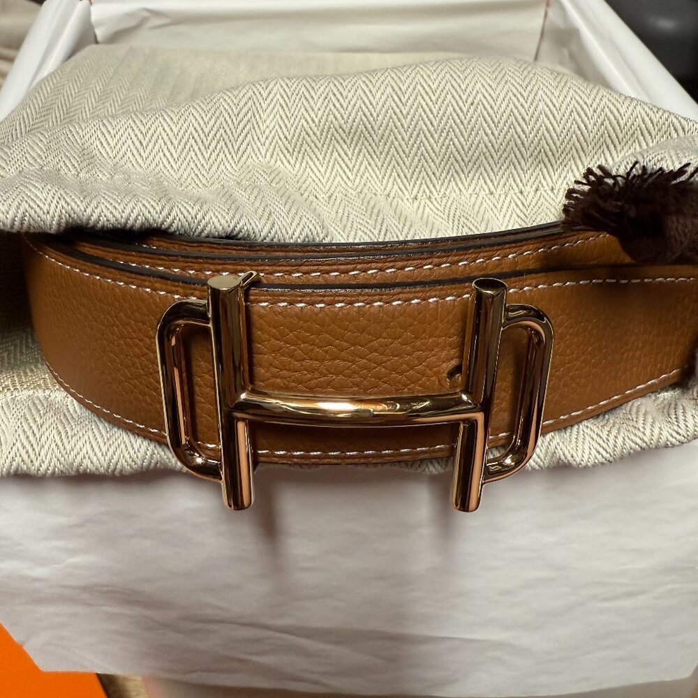 Authentic Hermes 32mm Constance Reversible Belt size 90